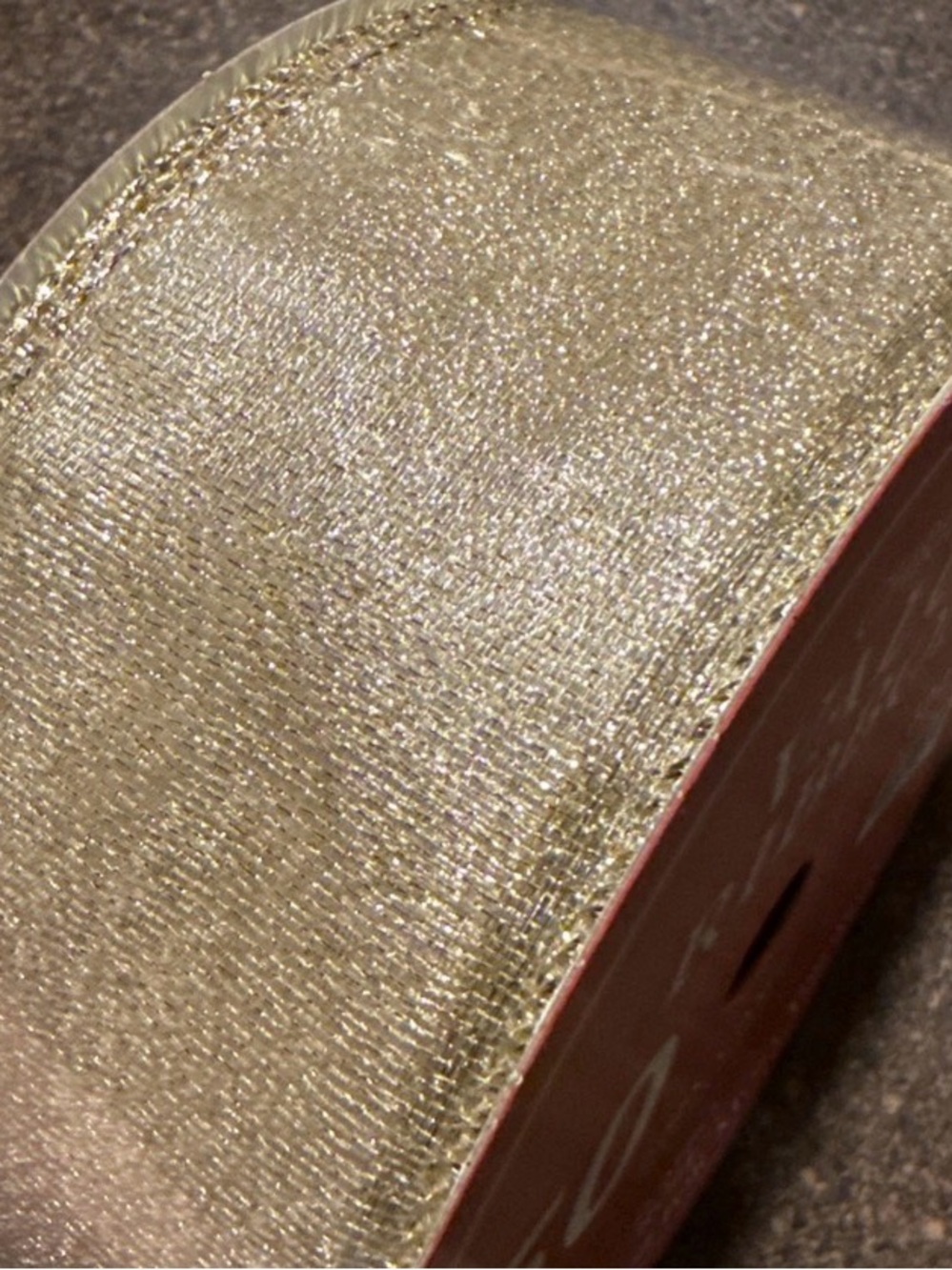 Metallic Gold Wide Decorative Christmas craft Ribbon